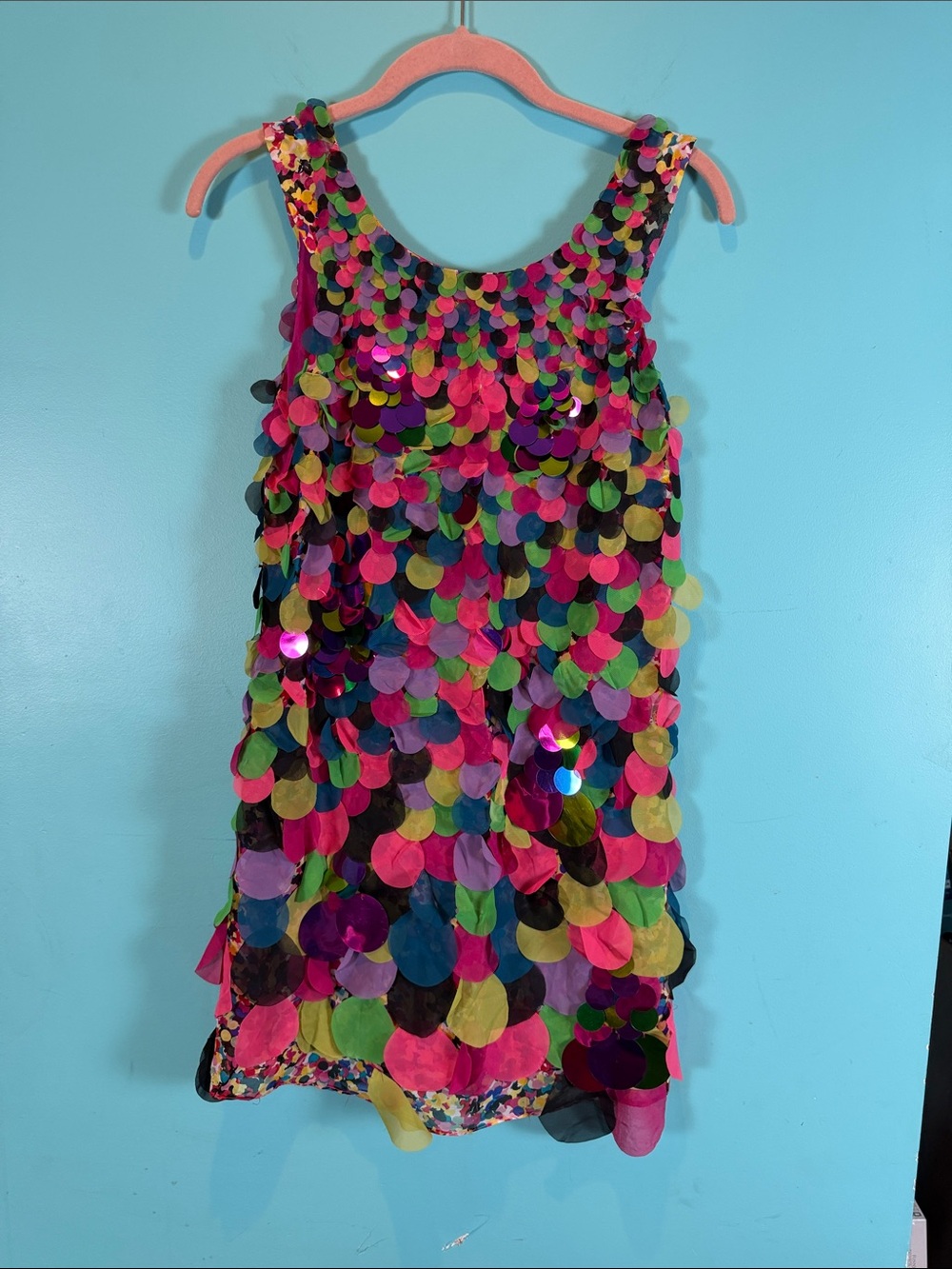 DVF Confetti Sequin Tank Dress - Fun Womens Party Dress